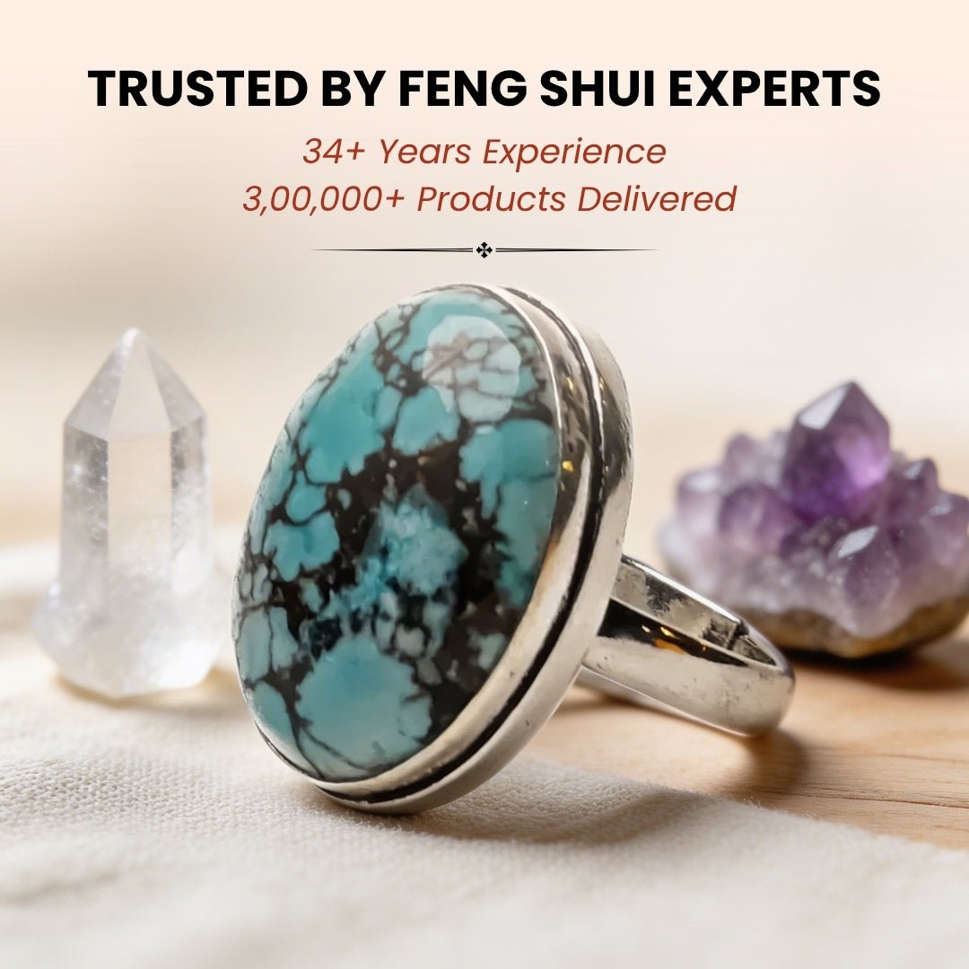 Irani Turquoise Ring (Firoza Ring) - plusvalueindia