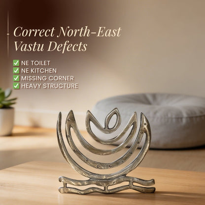 Ishanya Zinc Helix Vastu Remedies for North - East Main Door Entrance, Kitchen, Bedroom Vaastu Dosh Defects for Home, Office, Plot, Factory (3pcs) - plusvalueindia