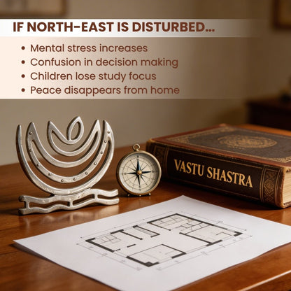 Zinc Helix for Vastu - North-East Cut & Ishanya Dosh Remedy for Toilet, Bedroom, Kitchen, Home & Office - plusvalueindia