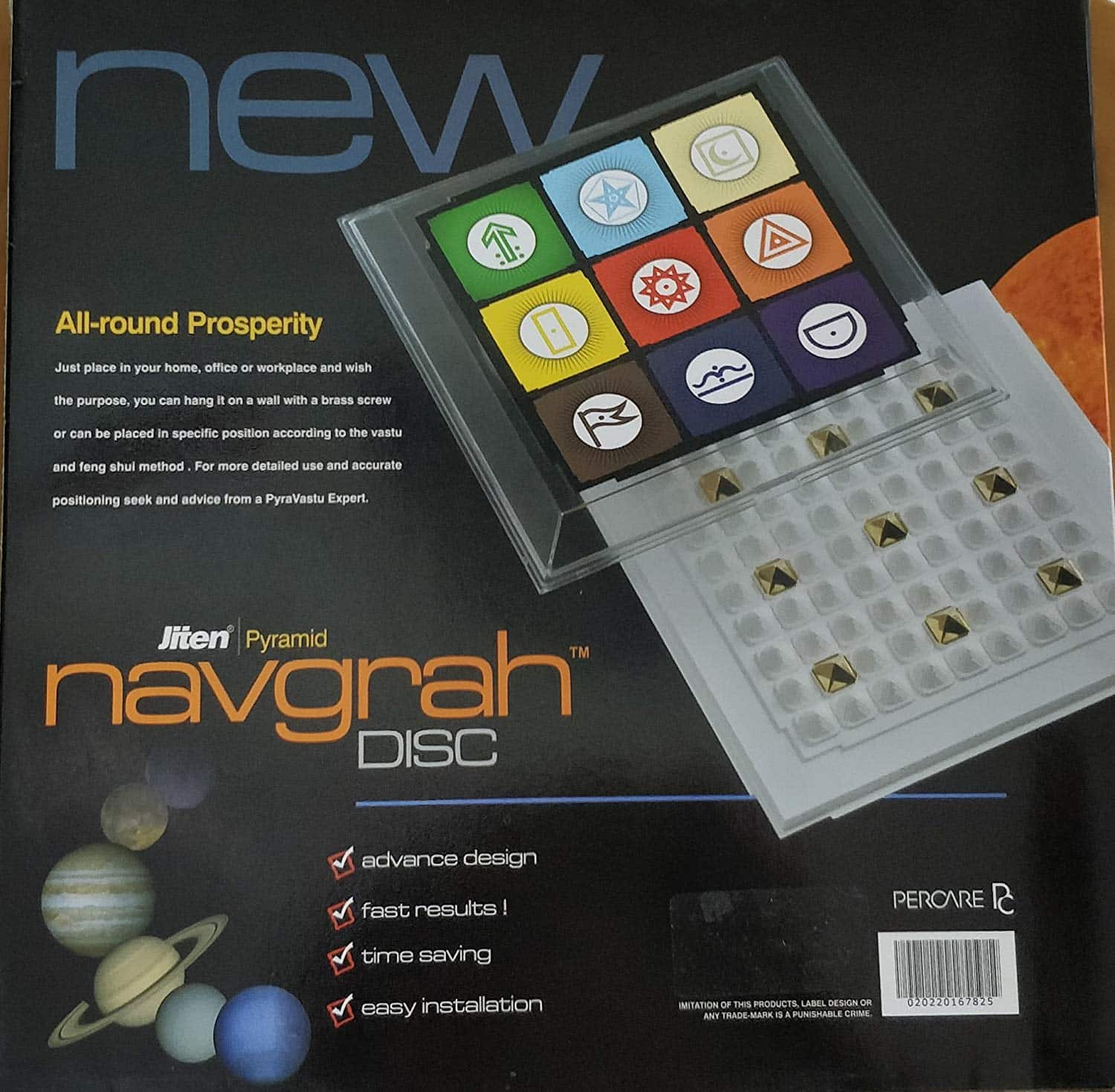 Buy Jiten NavGrah disc Pyramid For Vastu Online in India