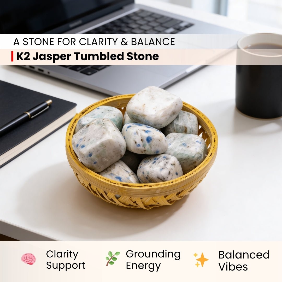 K2 Jasper Tumbled Stone Pebbles - plusvalueindia