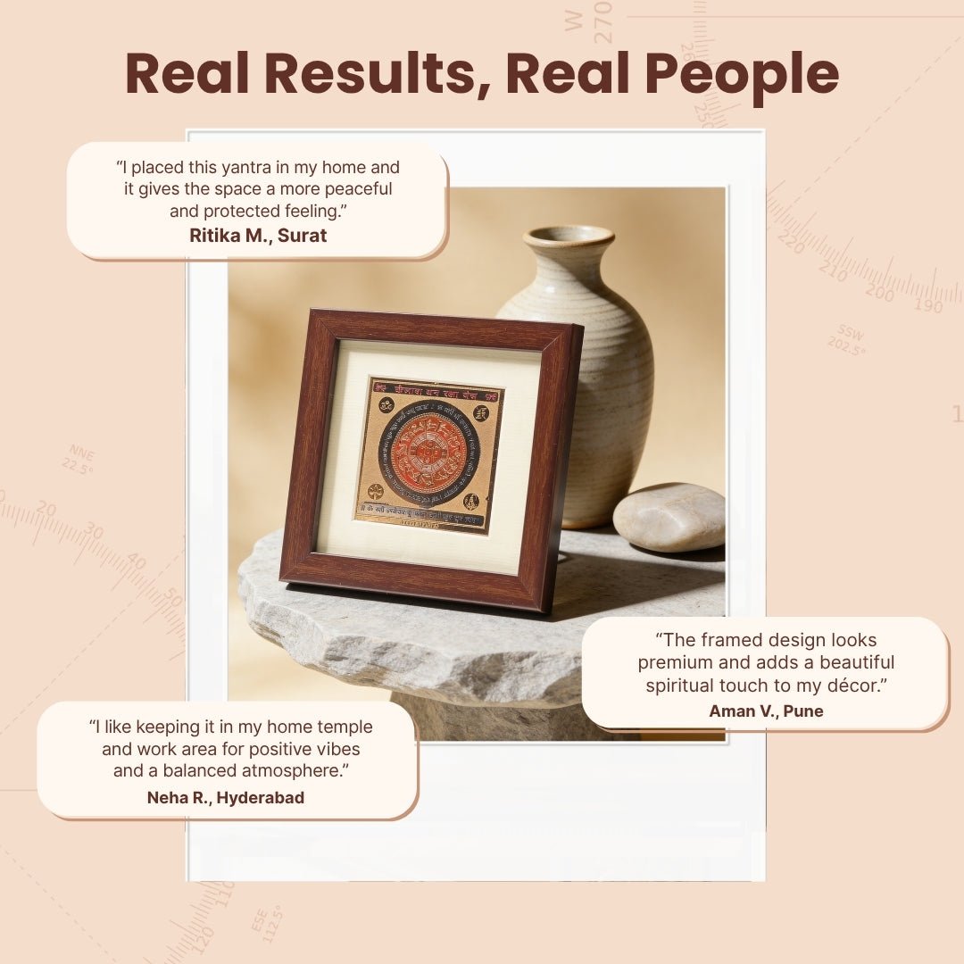 Kailash Dhan Raksha Vastu Yantra [Framed] - plusvalueindia