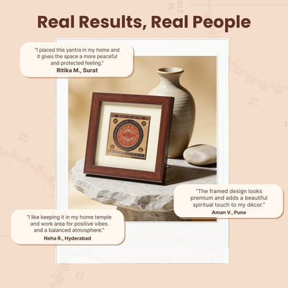 Kailash Dhan Raksha Vastu Yantra [Framed] - plusvalueindia