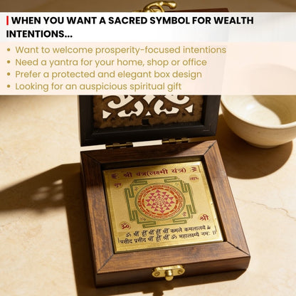 Clean inner storage chamber of Kailash Dhanraksha Yantra box for holding coins, notes, or sacred items