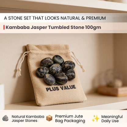 Kambaba Jasper Tumbled Stone Pebbles, product view 35
