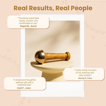 Kansa Wand (Bronze) Your personal Massager for detoxification and deep relaxation - plusvalueindia