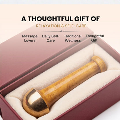 Kansa Wand (Bronze) Your personal Massager for detoxification and deep relaxation - plusvalueindia
