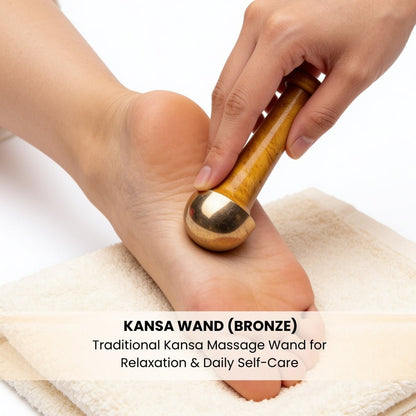 Kansa Wand (Bronze) Your personal Massager for detoxification and deep relaxation - plusvalueindia