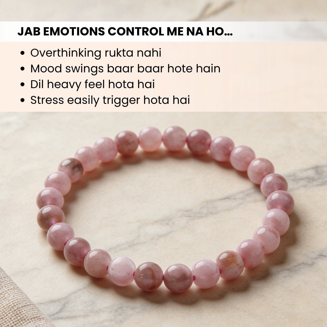 Kunzite Bracelet Reiki Healing Crystal Chakra Aura - plusvalueindia