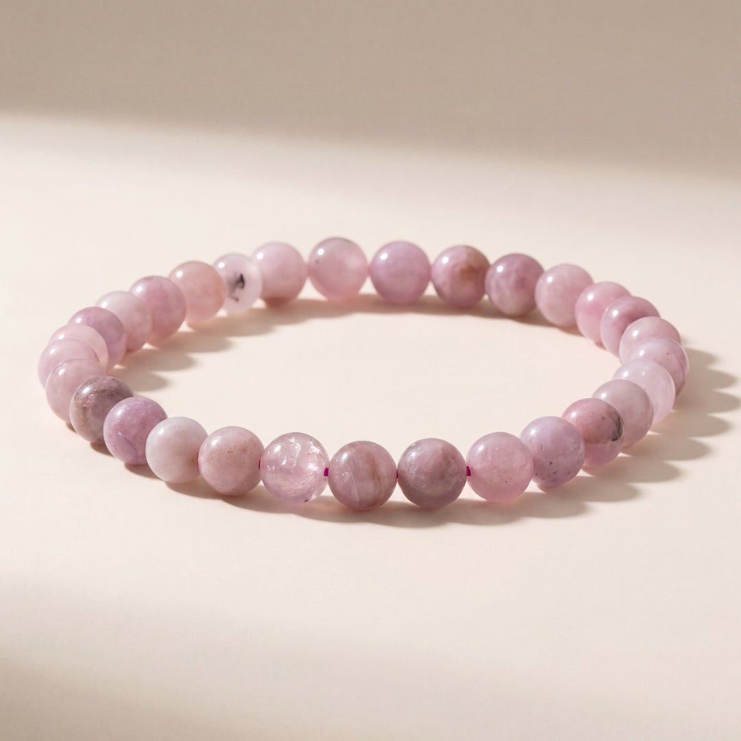 Kunzite Bracelet Reiki Healing Crystal Chakra Aura - plusvalueindia