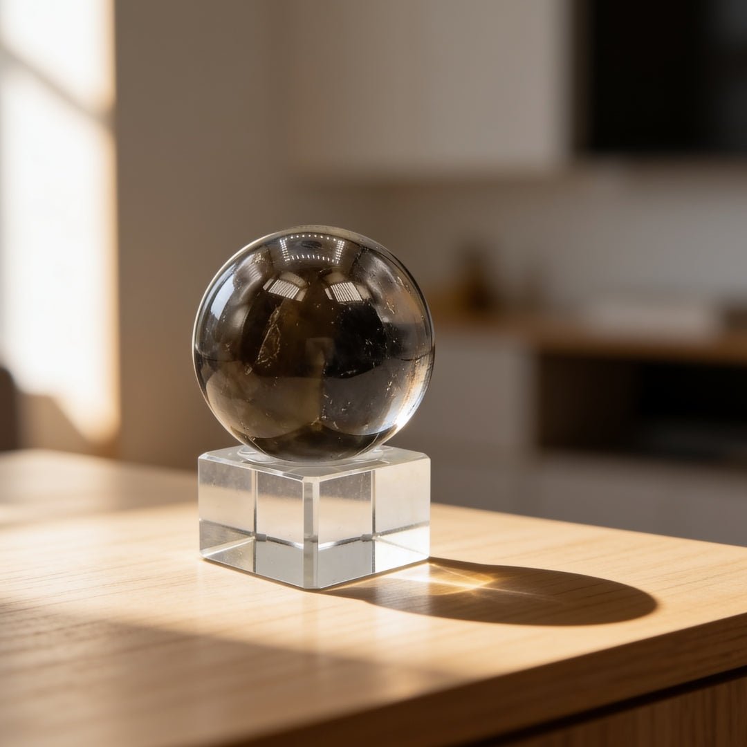 Labradorite Ball For Personal Strength and Vastu Correction - plusvalueindia