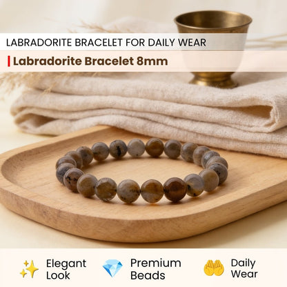 Natural Labradorite Bracelet Prevents Excessive Loss of Energy - plusvalueindia