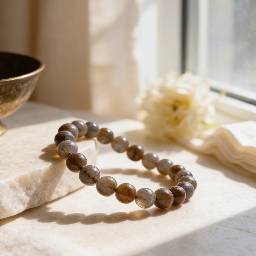 Natural Labradorite Bracelet Prevents Excessive Loss of Energy - plusvalueindia
