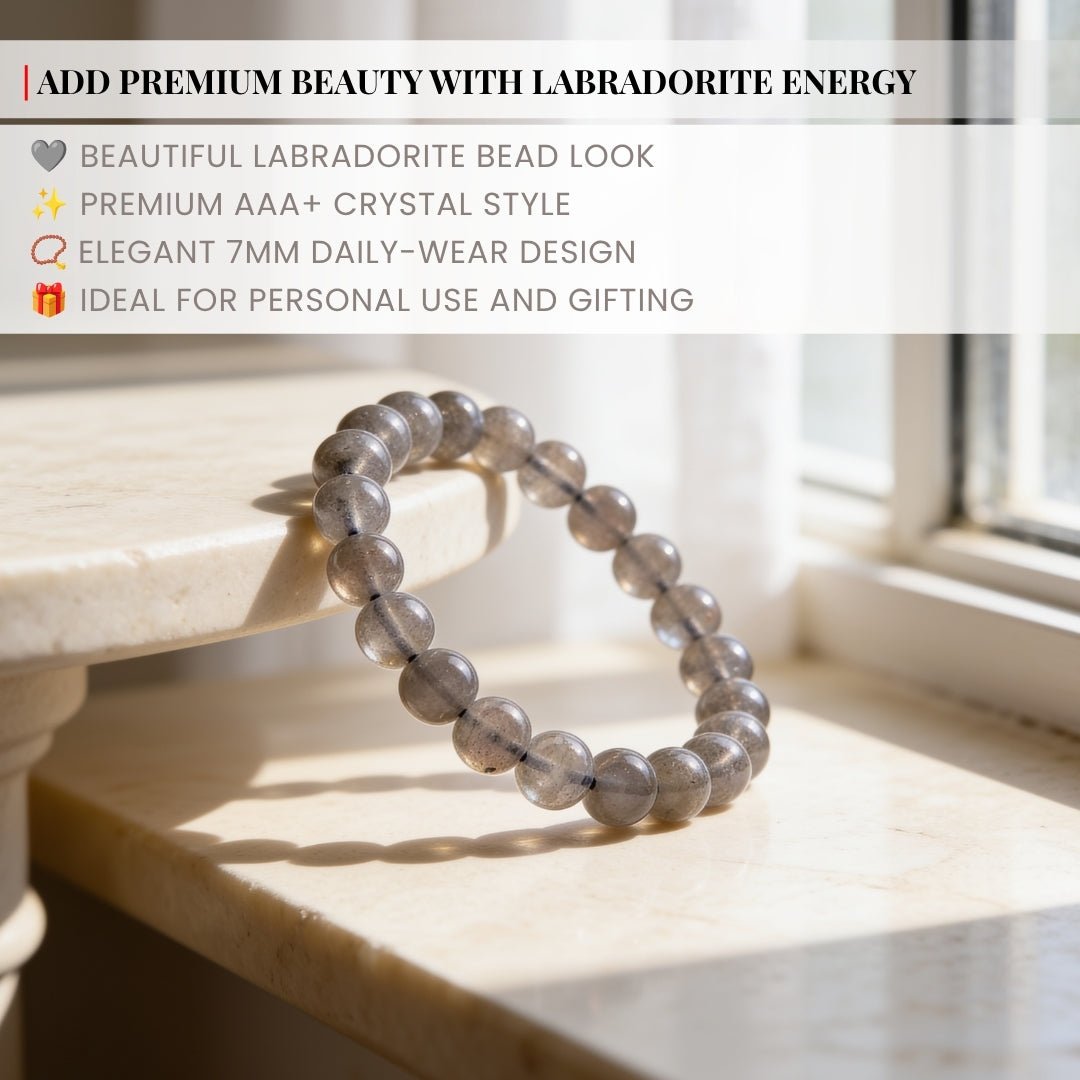 Natural Labradorite Bracelet Prevents Excessive Loss of Energy - plusvalueindia