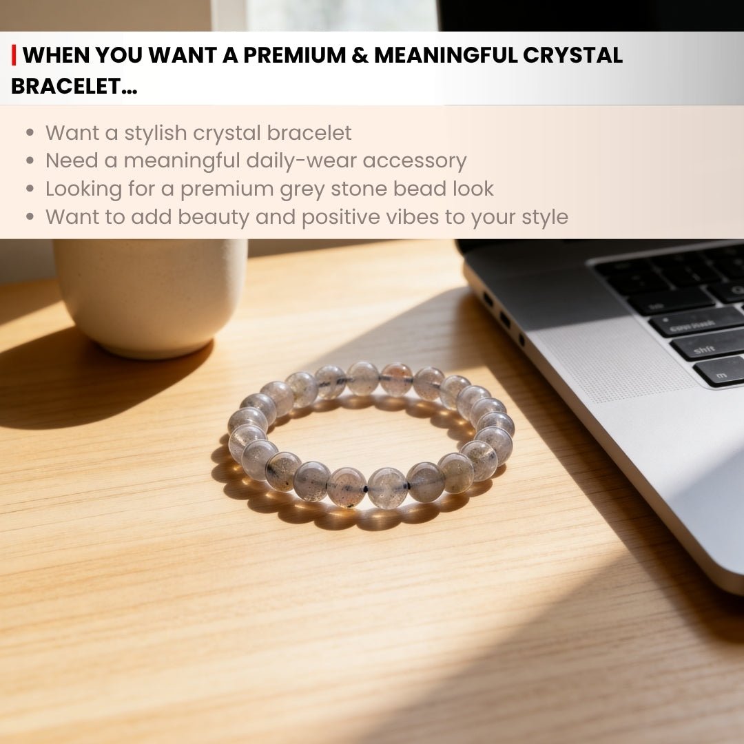 Natural Labradorite Bracelet Prevents Excessive Loss of Energy - plusvalueindia