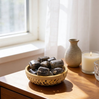 Labradorite Tumbled Stones Pebbles – Spark Insight, Creativity and Balance - plusvalueindia