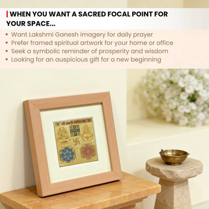 Precision-etched Sanskrit mantras and protective geometric grid lines on golden metal yantra foil