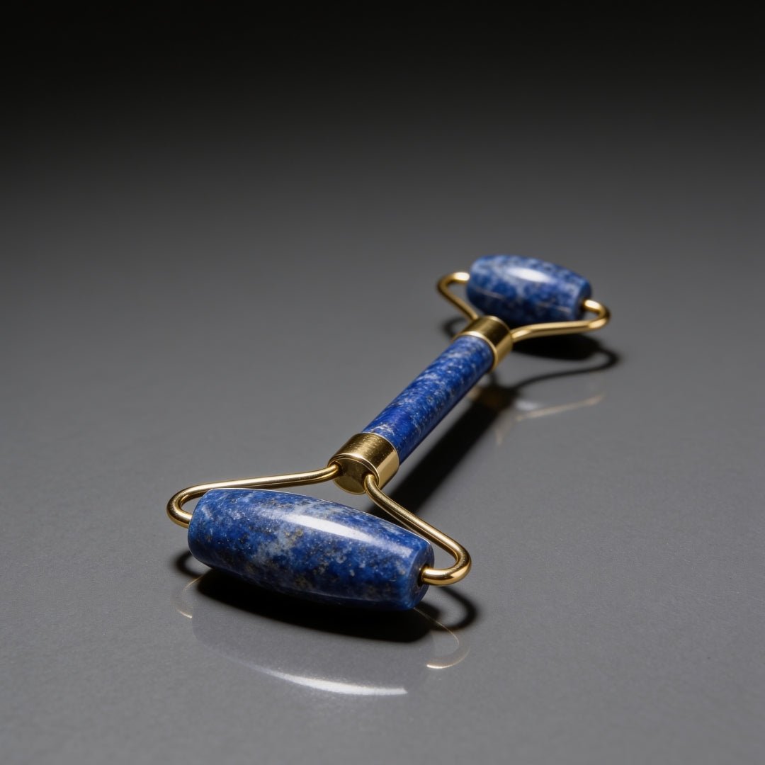 Lapis Lazuli Face, Eyes and Neck Massager - plusvalueindia