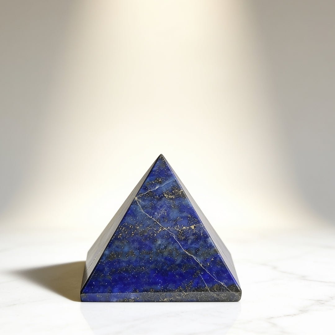 Lapis Lazuli Pyramid - Enlightenment Stone - plusvalueindia