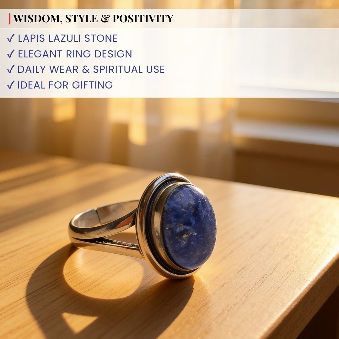 Lapis Lazuli Ring - plusvalueindia