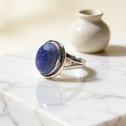 Lapis Lazuli Ring - plusvalueindia