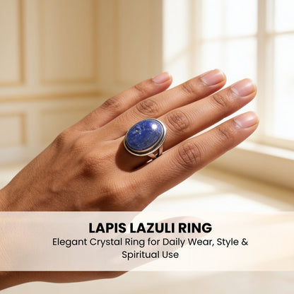 Lapis Lazuli Ring - plusvalueindia