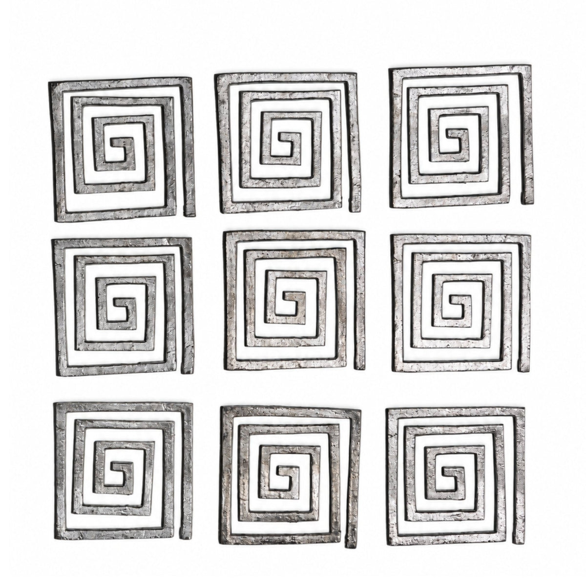 Solid pure lead metal 4 inch spiral helix designed for South-West Nairutya Vastu dosha rectification