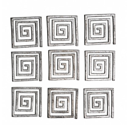 Solid pure lead metal 4 inch spiral helix designed for South-West Nairutya Vastu dosha rectification