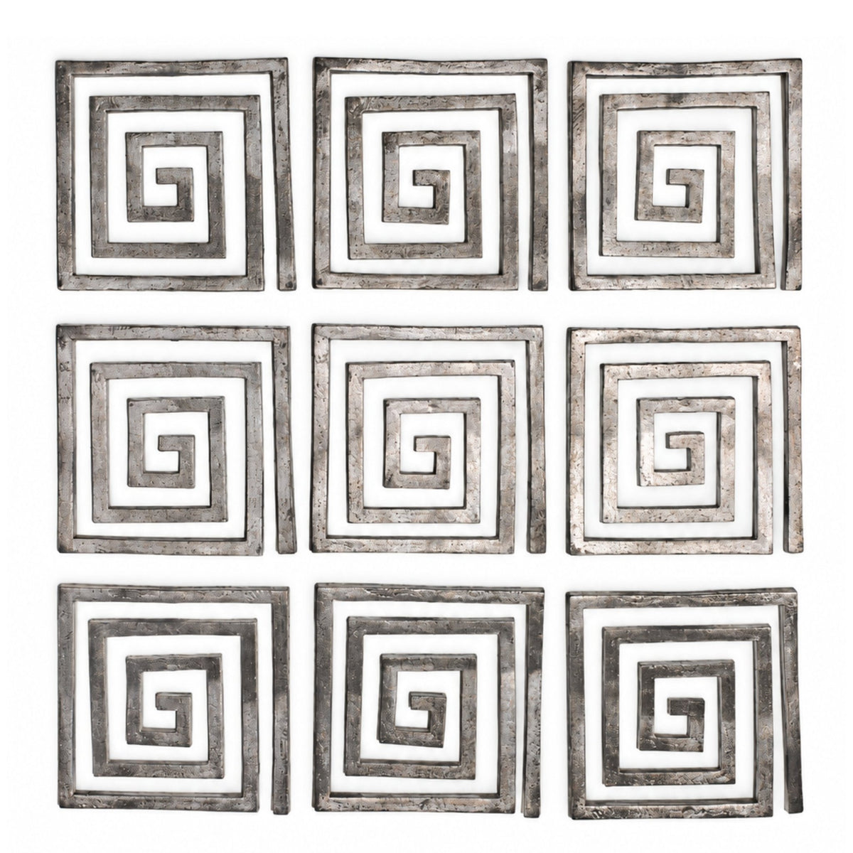 Large solid pure lead metal 6 inch spiral helix designed for heavy South-West Nairutya Vastu dosha rectification
