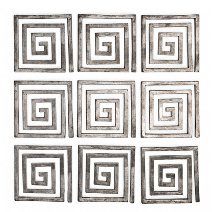 Large solid pure lead metal 6 inch spiral helix designed for heavy South-West Nairutya Vastu dosha rectification