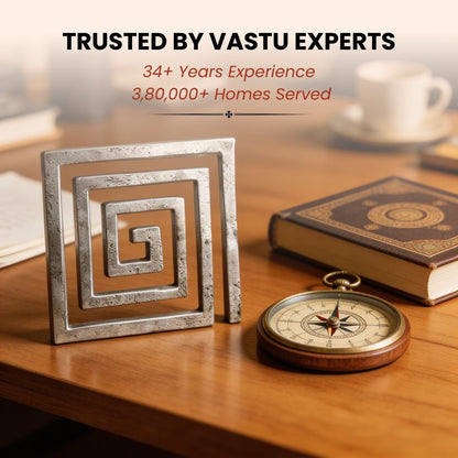 Lead Helix Vastu Remedies for South West Entrance, Main Door, Kitchen, Toilet Correction at Home, Office, Plot, Business, Shop (3pcs) - plusvalueindia