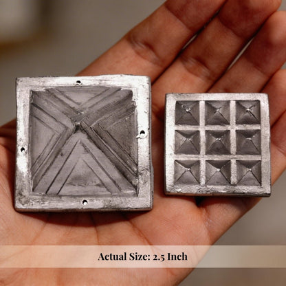 Lead Pyramid 2.5inch Missing Corner or Cut in South West Kitchen, Toilet, Main Door, Entrance Vastu Dosha Remedies For Home, Office, Plot, Factory - plusvalueindia