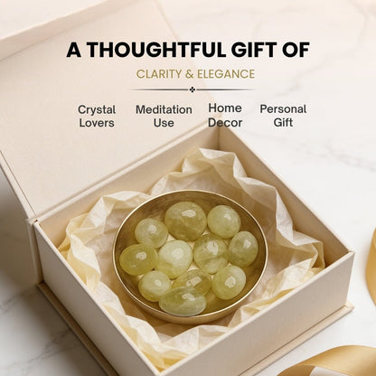 Lemon Quartz Tumbled Stone Pebbles - plusvalueindia