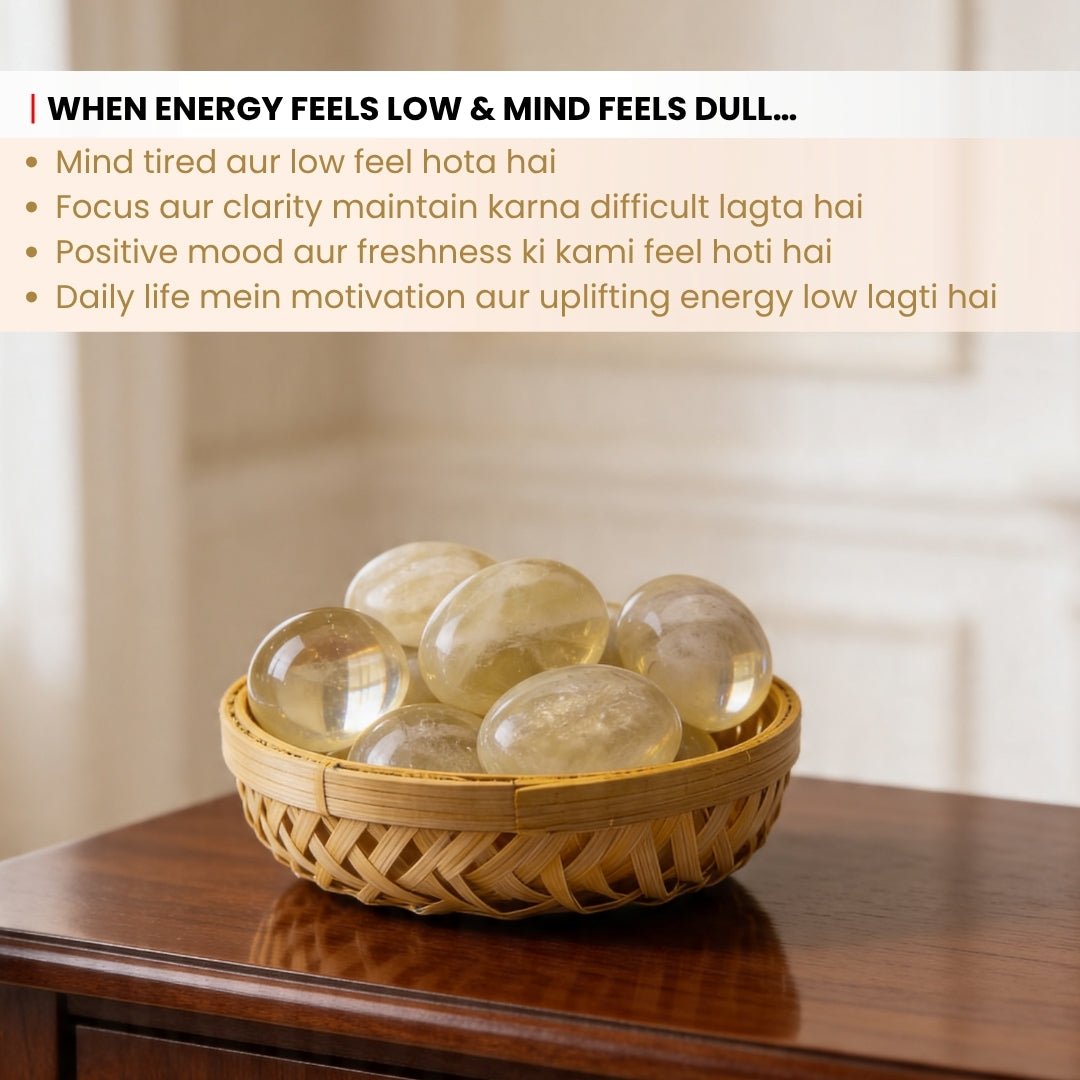 Lemon Quartz Tumbled Stone Pebbles - plusvalueindia