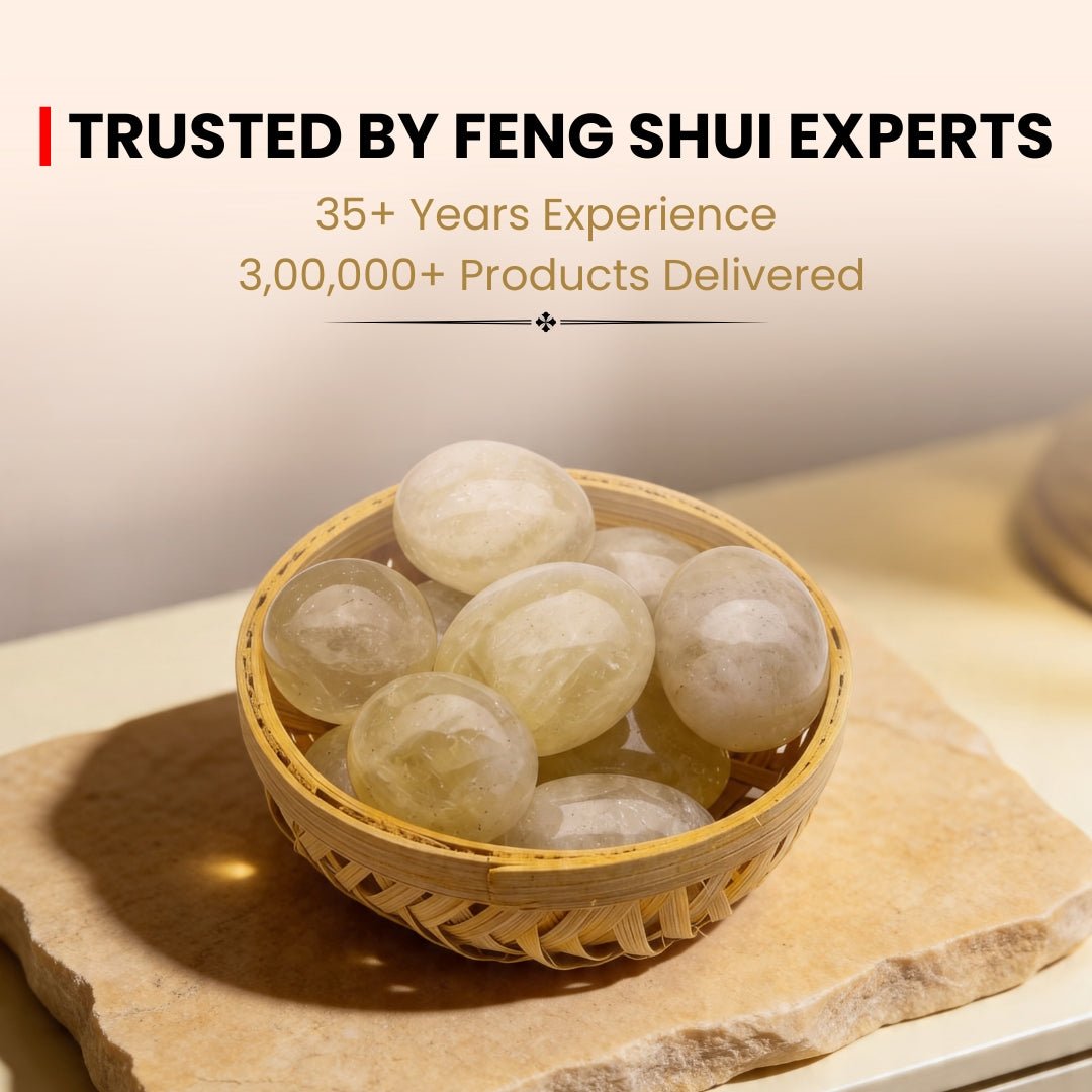 Lemon Quartz Tumbled Stone Pebbles - plusvalueindia