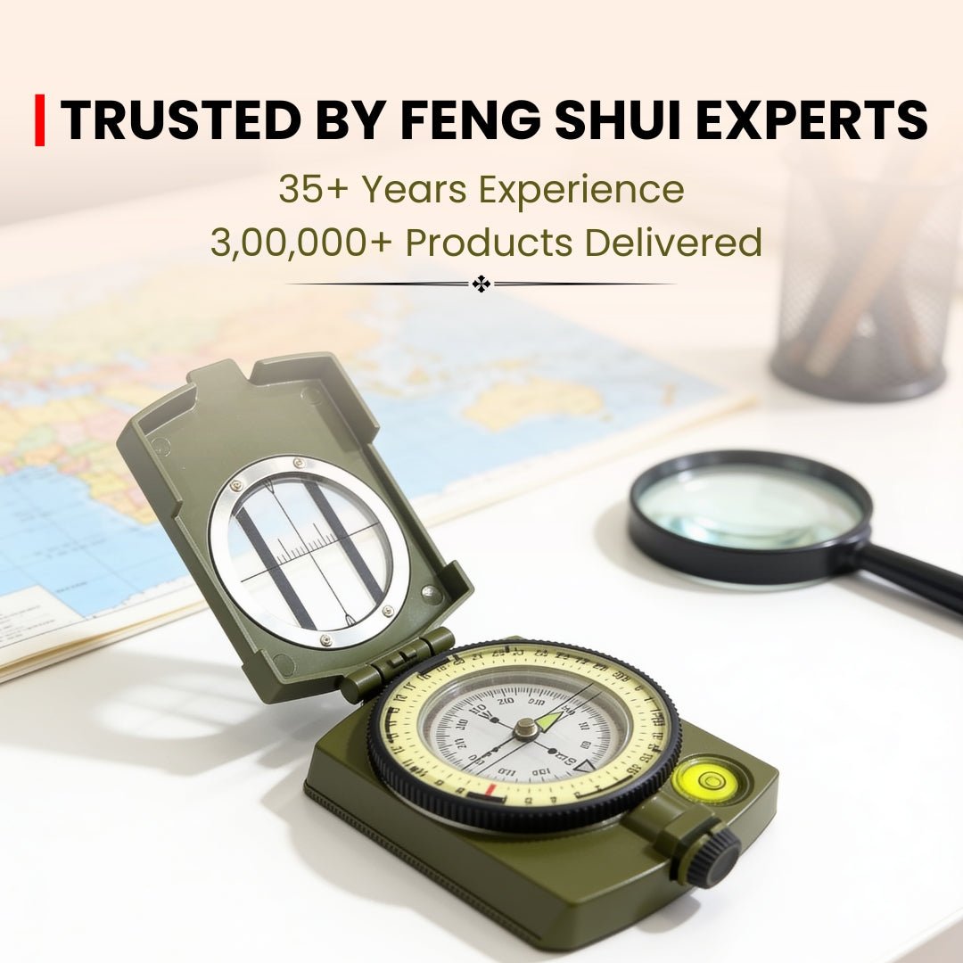 Lensatic Prismatic Vastu Compass for Directions - plusvalueindia