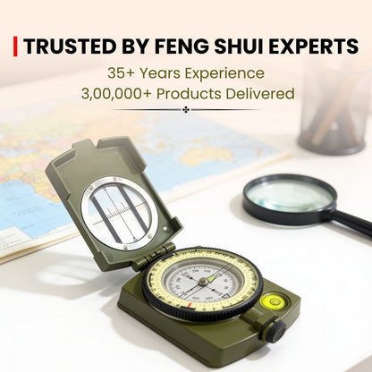 Lensatic Prismatic Vastu Compass for Directions - plusvalueindia