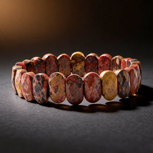 Leopard Stone Bracelet (1pc) - plusvalueindia
