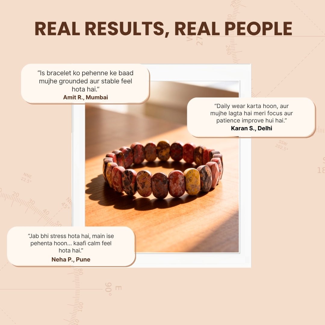 Leopard Stone Bracelet (1pc) - plusvalueindia