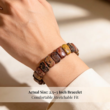 Leopard Stone Bracelet (1pc) - plusvalueindia
