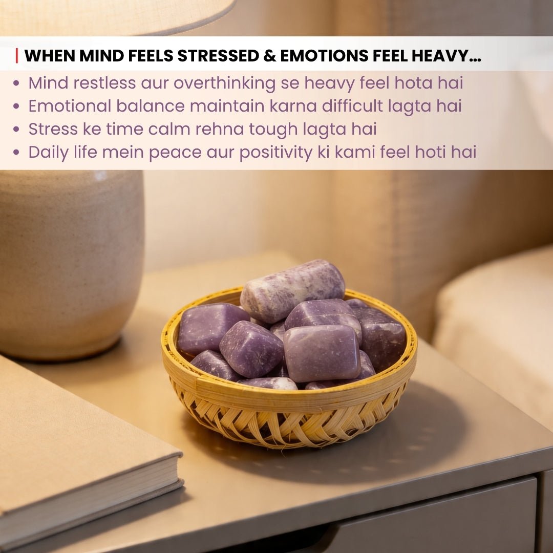 Lepidolite Tumbled Stone Pebbles - plusvalueindia