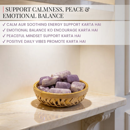 Lepidolite Tumbled Stone Pebbles - plusvalueindia