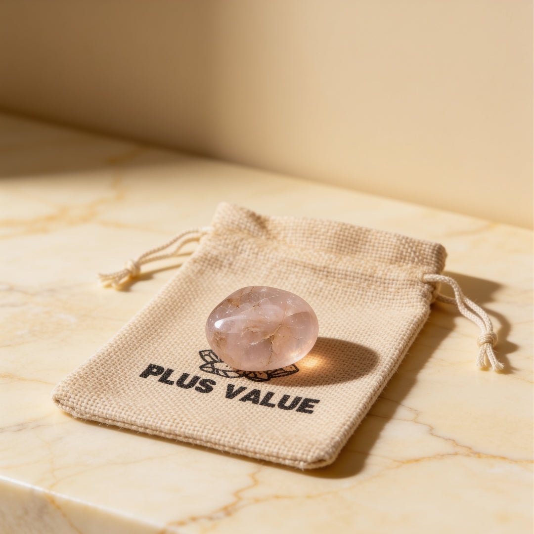 Lodolite Crystal - Pocket Tumbled Stone - plusvalueindia