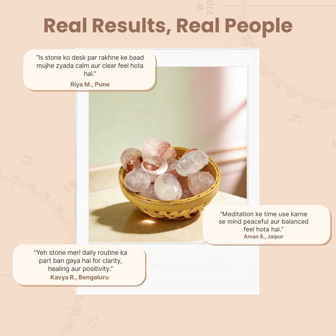 Lodolite Tumbled Stone Pebbles - plusvalueindia