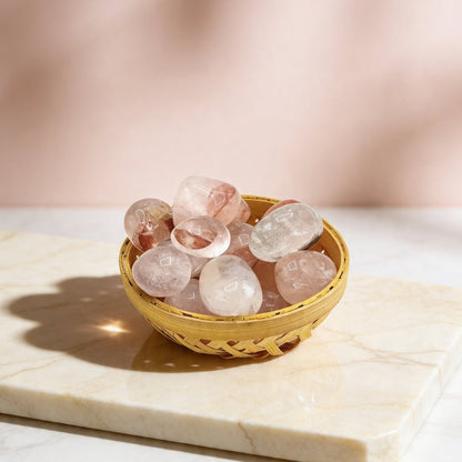 Lodolite Tumbled Stone Pebbles - plusvalueindia