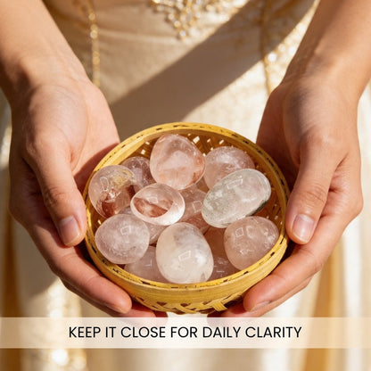 Lodolite Tumbled Stone Pebbles - plusvalueindia