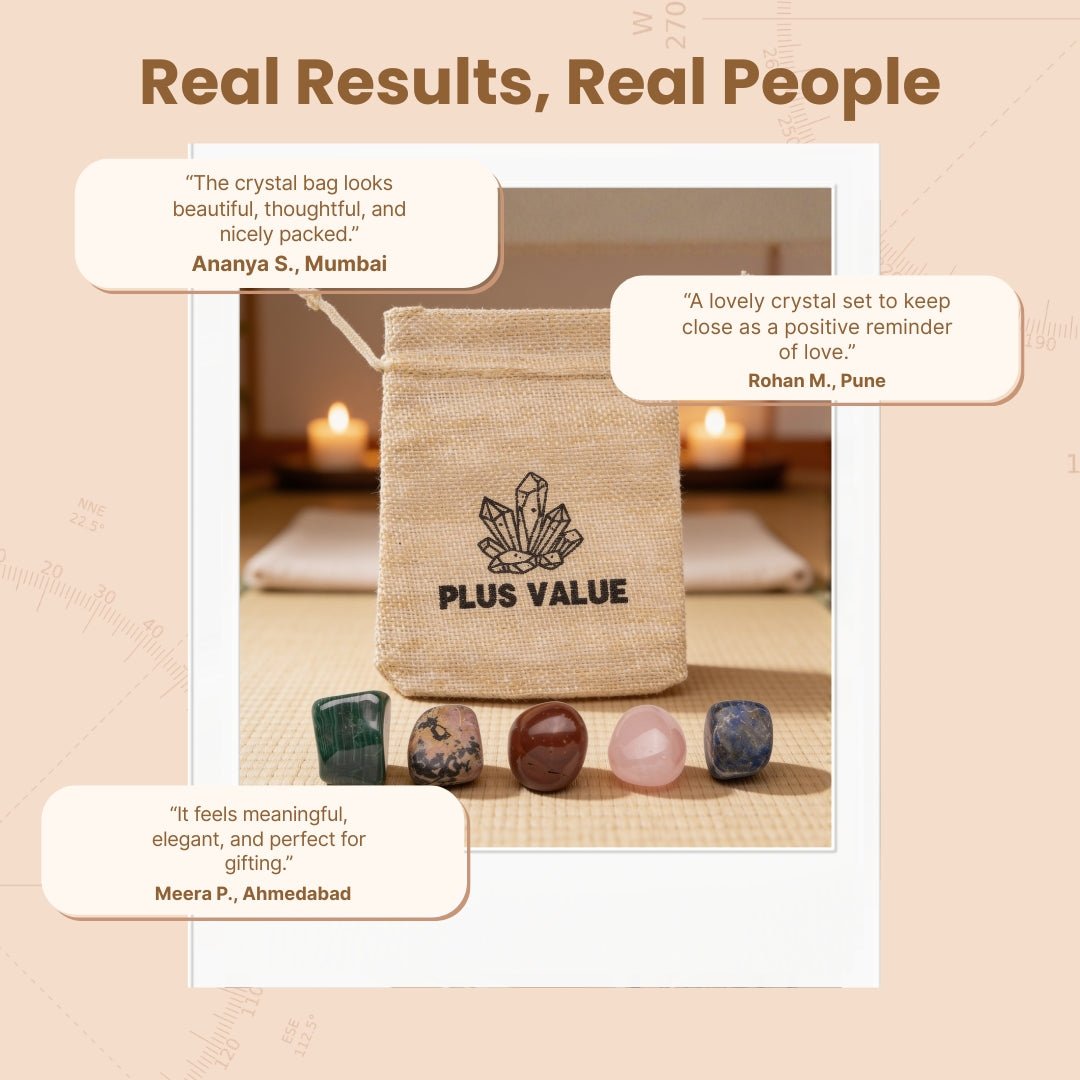 Love and Romance Pocket Crystal Bag - plusvalueindia