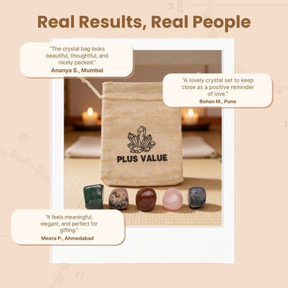 Love and Romance Pocket Crystal Bag - plusvalueindia