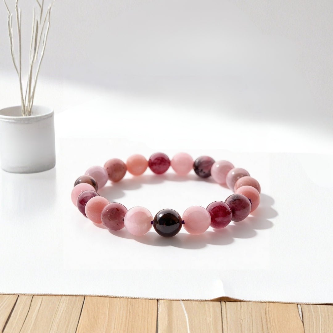 Love Relationship Stone Bracelet for Men, Women - plusvalueindia