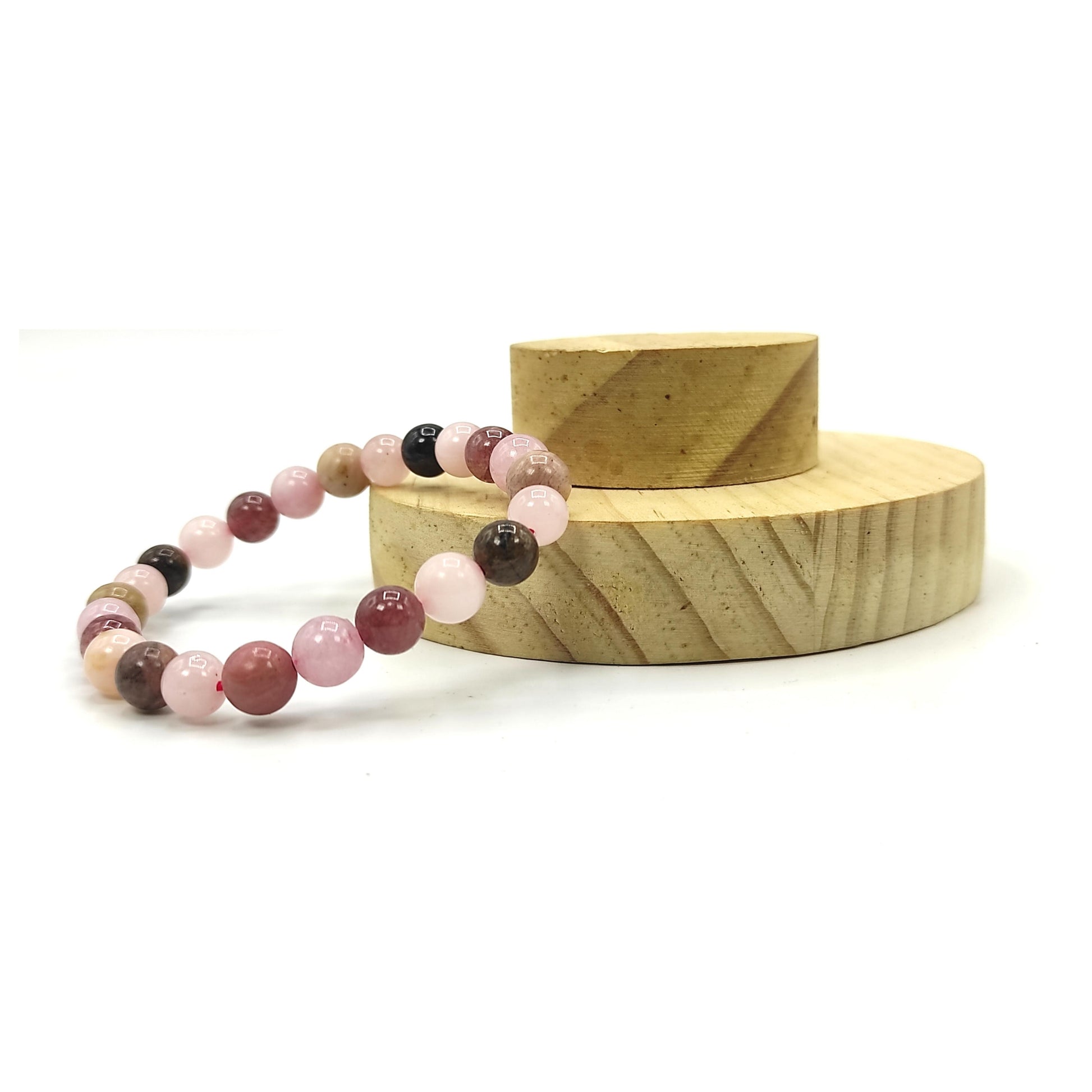 love relationship stone bracelet 8mm reiki crystal healing